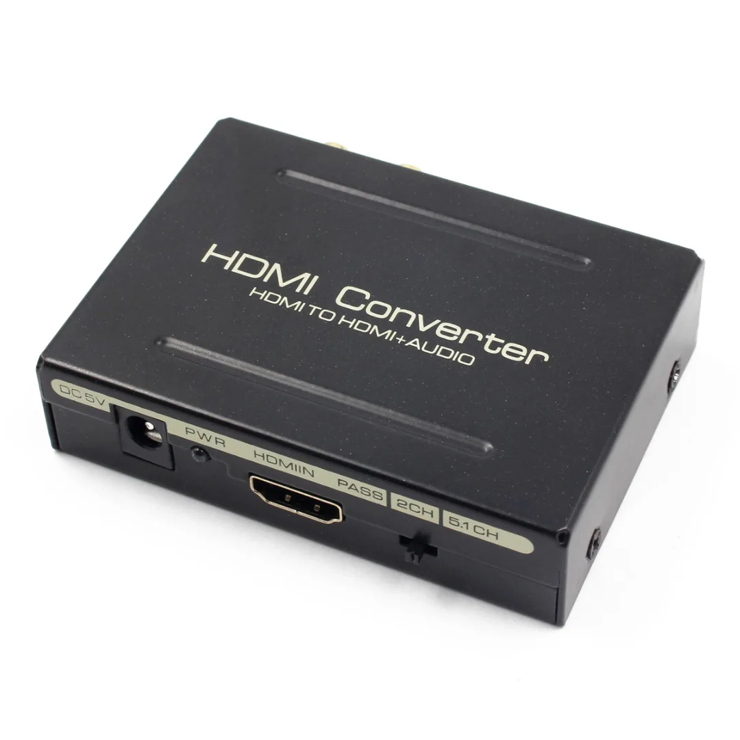 1080P HDMI к Аудио Сплиттер оптический SPDIF + RCA L/R экстрактор конвертер для ПК DVD HD