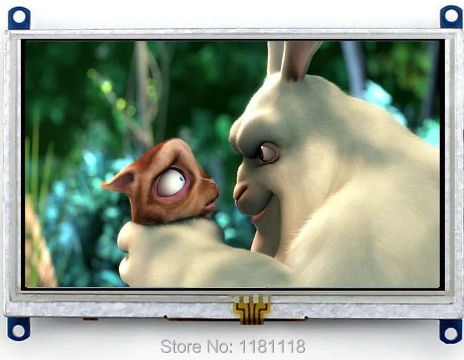 Raspberry Pi 5-дюймовый сенсорный экран USB 800 480 ЖК-дисплей для Pi4/Pi3/Pi2/B + Raspbian | Компьютеры