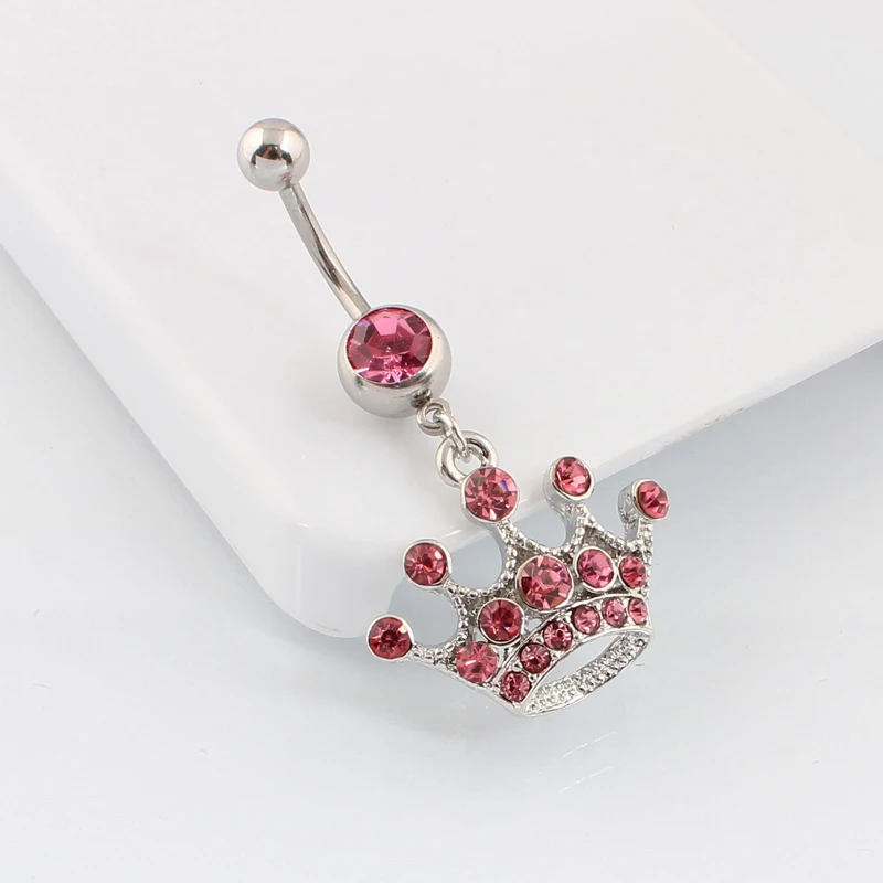 Кольца для пирсинга пупка 14 г хирургический стальной стержень