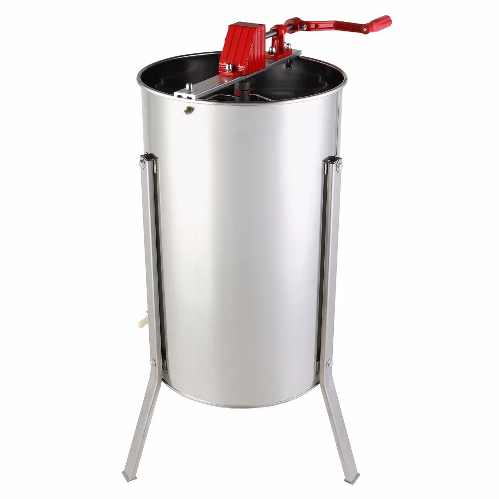 Ручной медовый экстрактор с тремя рамами из нержавеющей стали|Аксессуары для