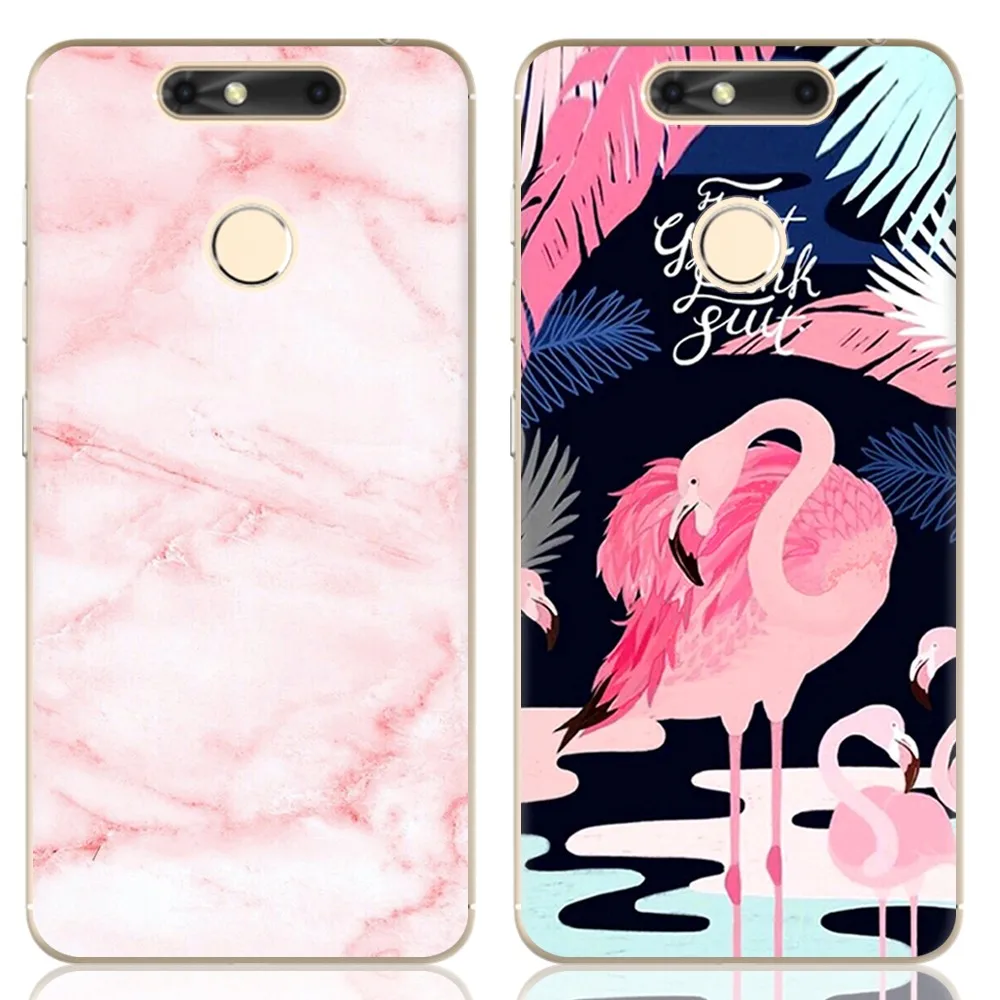 ZTE Blade V8Q Case Silicone Soft TPU Cartoon for Phone Back Cover Shell Funda Capa 5.0-inch |