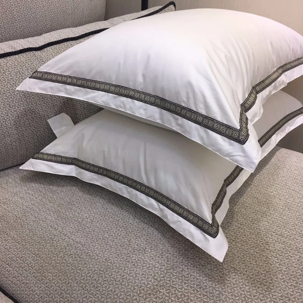 Корейская Роскошная пятизвездочная гостиничная Подушка с гусиным пером цельная