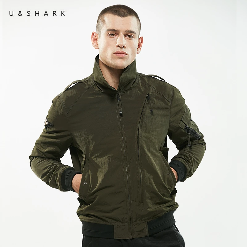 U &amp SHARK/Новая Осенняя военная куртка Мужская брендовая одежда тактическая