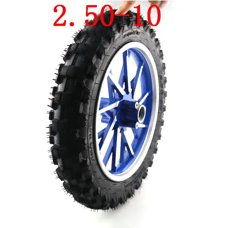 2,50x10 Real Wheel шины с ободом шины подходят Грязь Яма Трейл велосипед багги