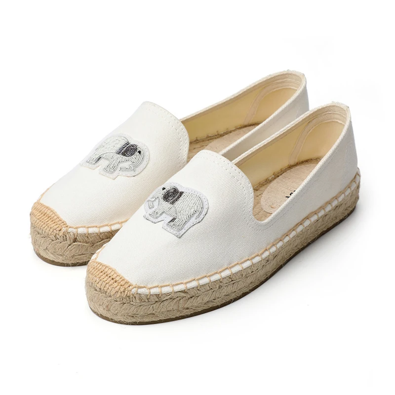 

Women's 2019 spring Platform Espadrille Slip-On Sneaker