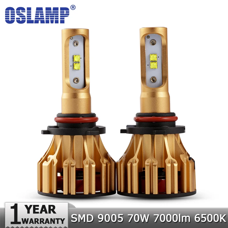 Oslamp 9005 HB3 светодиодный головной светильник лампы Автомобильный лампа 70 Вт 7000LM 6500K