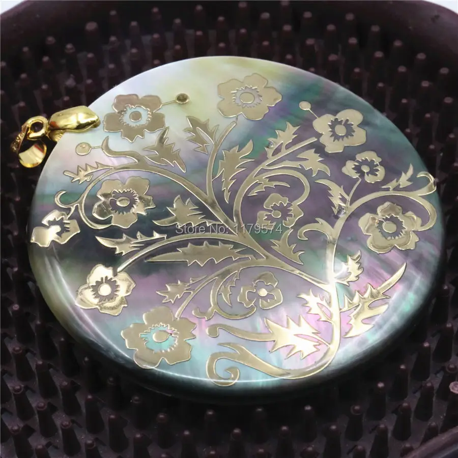 51 мм натуральные аксессуары разноцветные подвески с ракушками из абалона