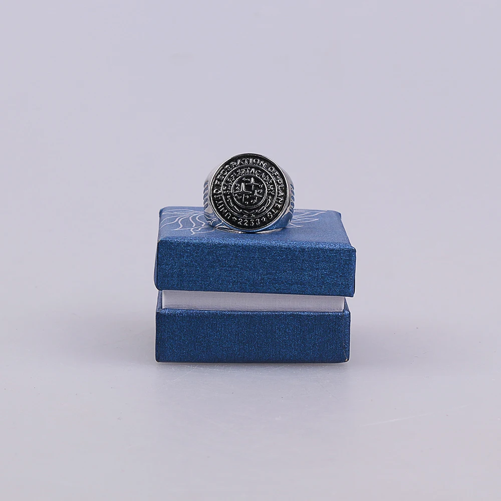 Star Ring Star Into Darkness Starfleet Academy Trek Ring Accessories Cosplay Metal Rings Man Woman Ring Halloween Party