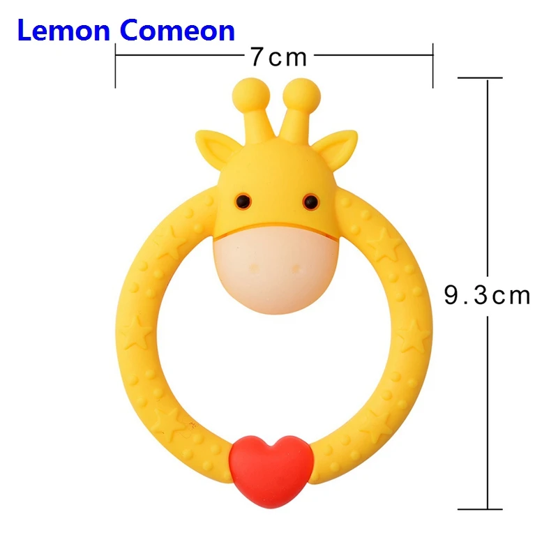 Детские Прорезыватели Lemon Comeon 5 шт./лот Силиконовые для зубов Perle Игрушки Животные