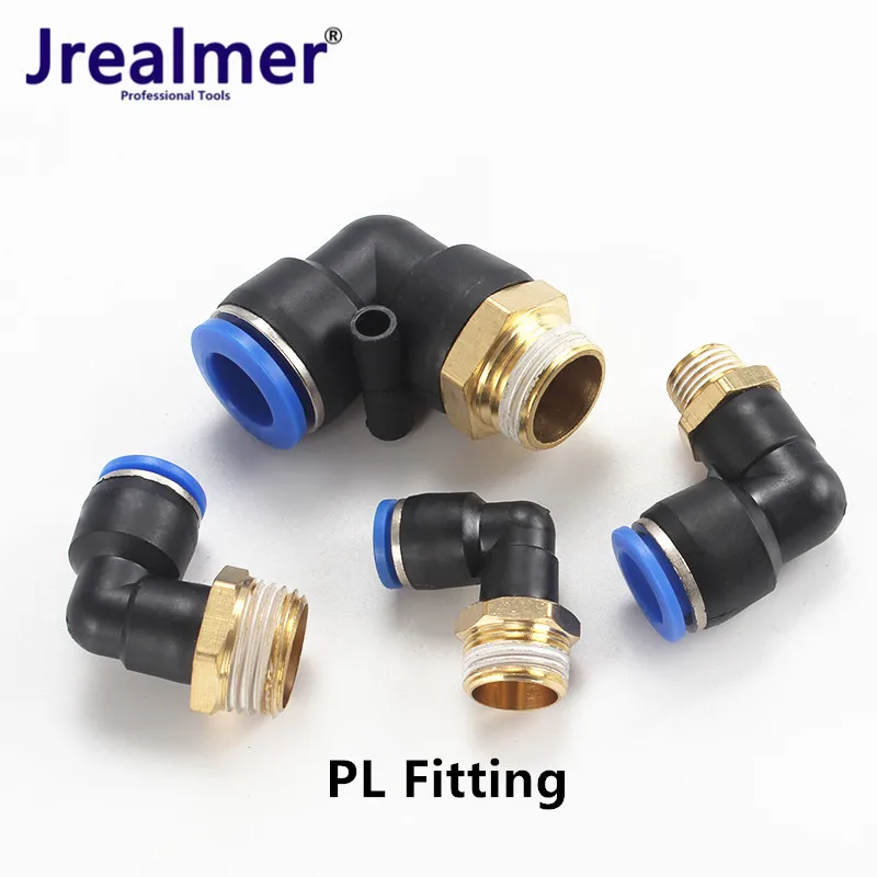 Jrealmer 90 градусов Bspt 1/8 'Ƈ/4'' 3/8 'Ƈ/2&quot Мужской внутренний толчок в