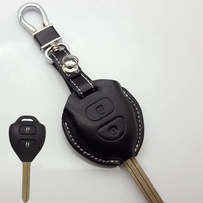 Чехол брелок для Toyota 2011 Camry XV40 Corolla 2010 Land Cruiser 2009 Prado Fortuner держатель ключей чехол