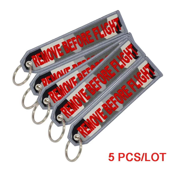 Camouflage Remove Before Flight Chaveiro тег брелок с вышивкой брелок для ключей для авиации OEM Брелоки ювелирные украшения Чемодан бирка в виде брелка для ключей, 5 шт./лот - Цвет: Camouflage