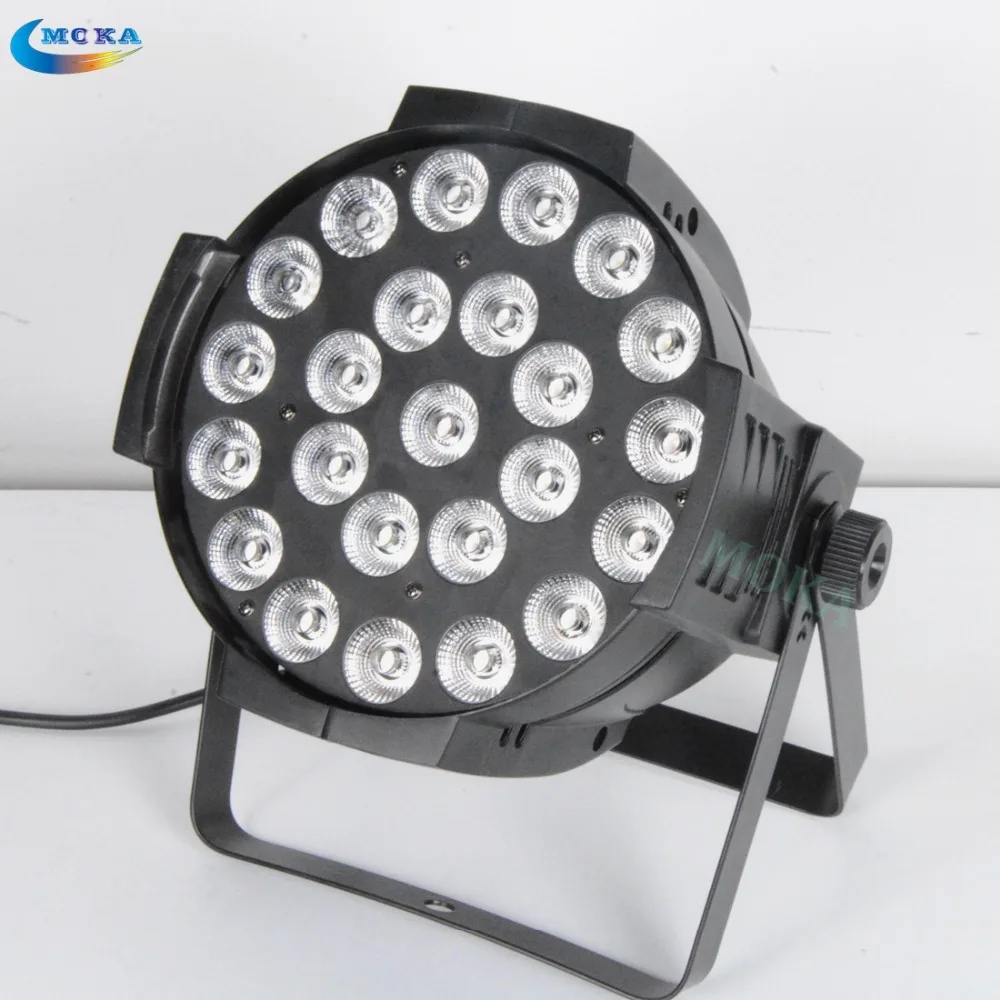 24*18 Вт 8 шт. светодиодные лампы RGBWAP DMX512 для сценического освещения ночного клуба DJ