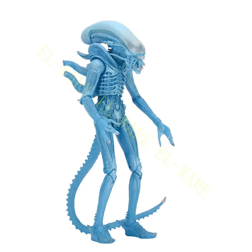 9 дюймов инопланетянин NECA 11 серия Kenner Blue Warrior Alien &quotПВХ фигурка коллекционная