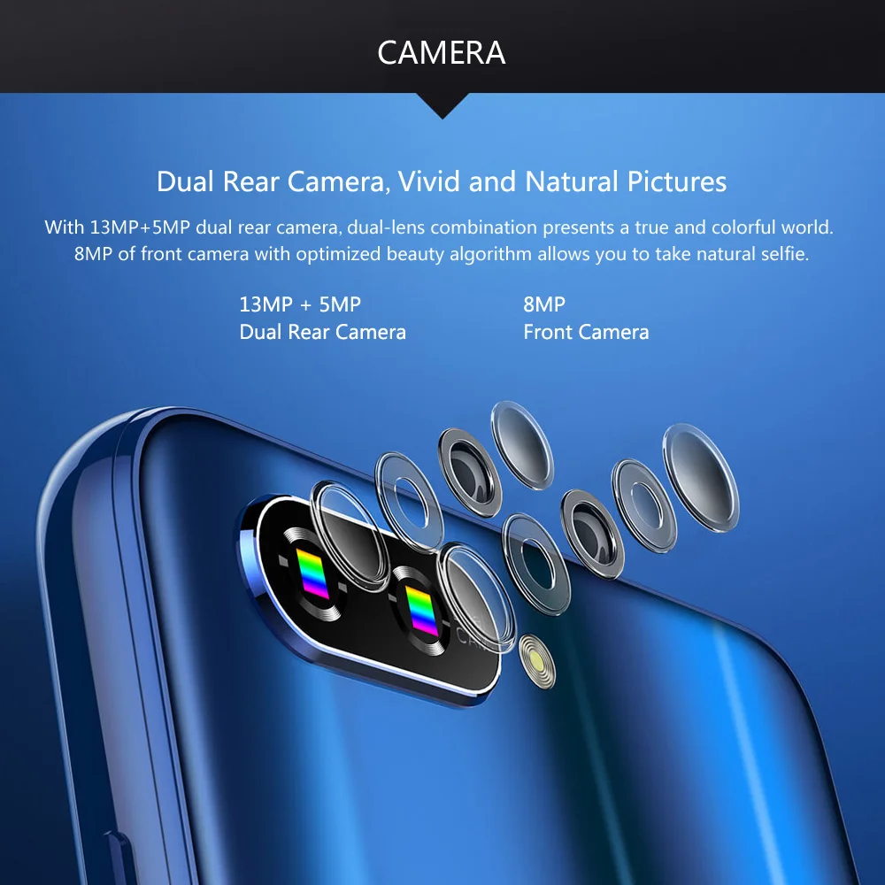 Смартфон lenovo K5 K350t 3 ГБ ОЗУ 32 Гб ПЗУ MT6750 Восьмиядерный 5 7 &quotHD + 18:9 дисплей Двойная