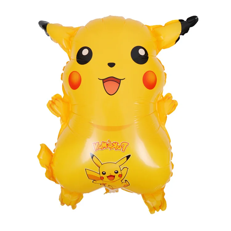 2 шт многоразовые игрушки Pokemon мультфильм воздушный шар + надувной Пикачу
