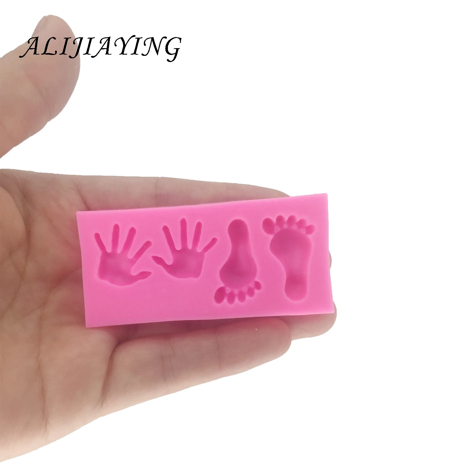 Sugarcraft детские ножки и ручные силиконовые формы для 3d поделок помадки инструменты
