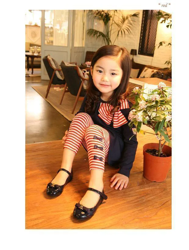 2020 комплекты одежды для девочек футболка с длинными рукавами + штаны в полоску