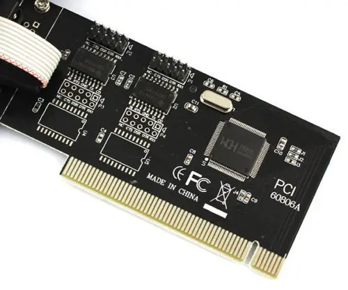 Струйное новый серийный PCI 2 Порты COM 9 Pin серии RS232 карта адаптер Win 7/VISTA/XP для