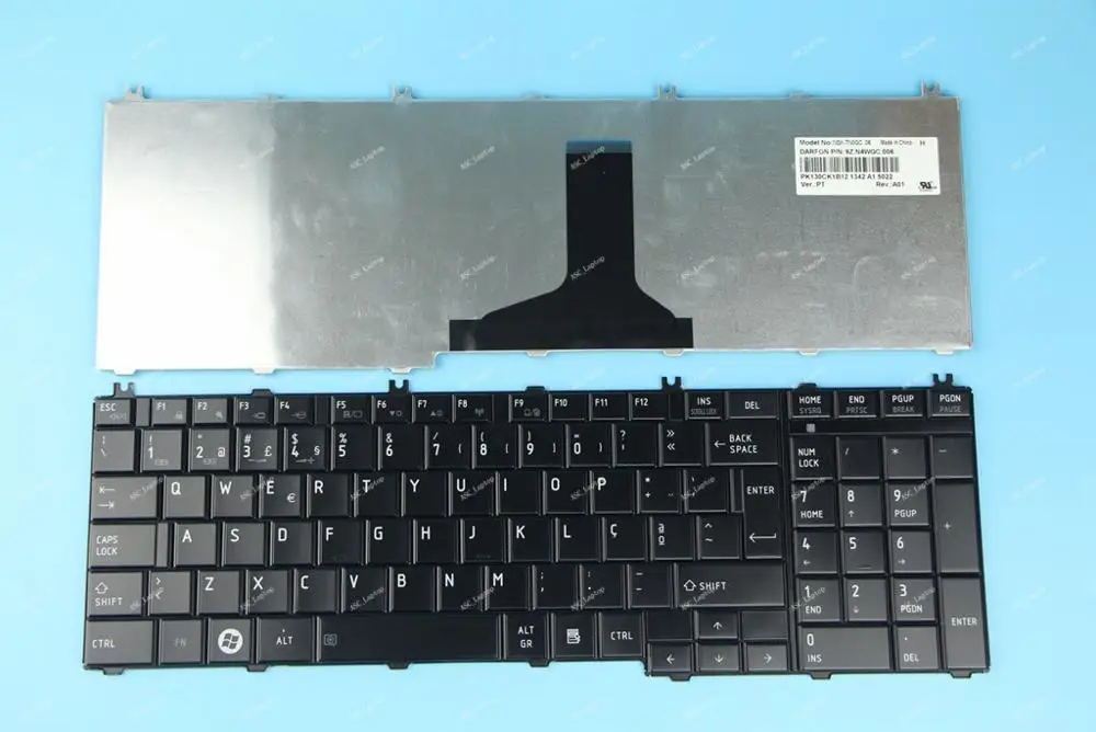 Новая PT португальская Клавиатура Teclado для Toshiba Satallite L750 L750D L755 L770 L770D L775 L775D L670 черная