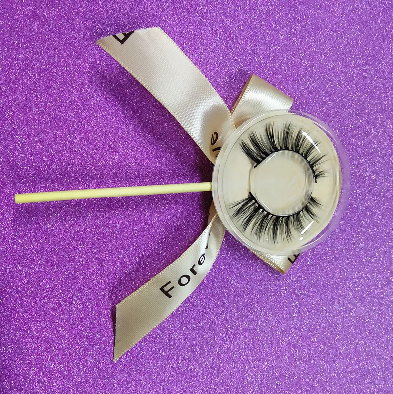 10 пар горячая Распродажа стильные норковые ресницы с красочным леденцом