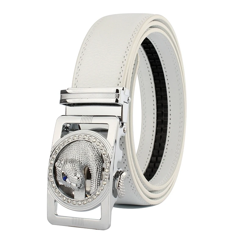 Zayg Зай den Ган ремень Для мужчин леопарда молодежная мода Бизнес праздничная