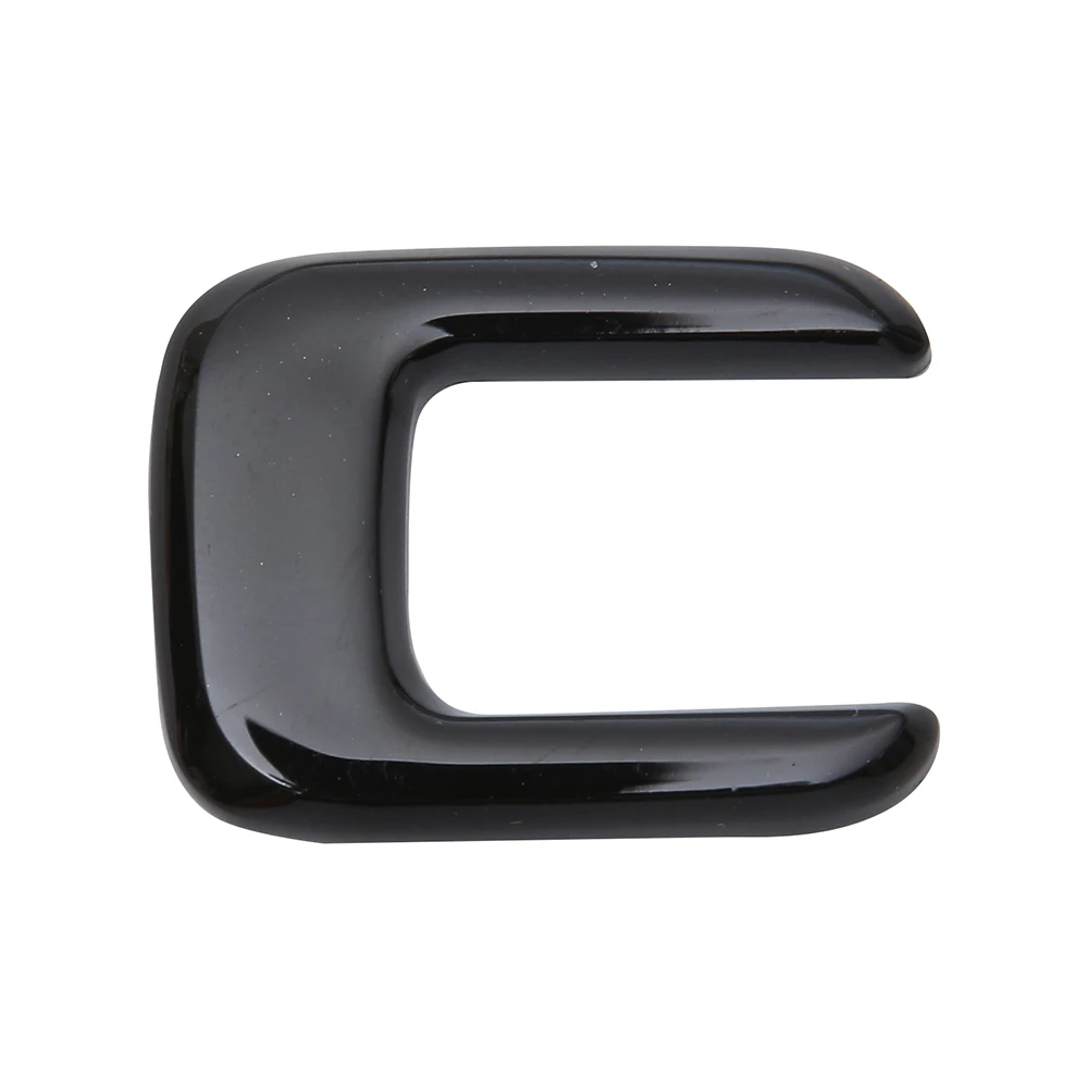 Серебряный багажник заднего бампера значок в виде буквы эмблема логотип