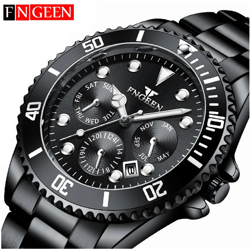 Дропшиппинг FNGEEN спортивные часы мужские Топ бренд Роскошные военные армейские