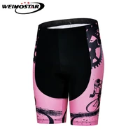 cycling shorts cool 3d padded 2021 shockproof mtb bicycle shorts road bike shorts ropa ciclismo tights for women pink red gear