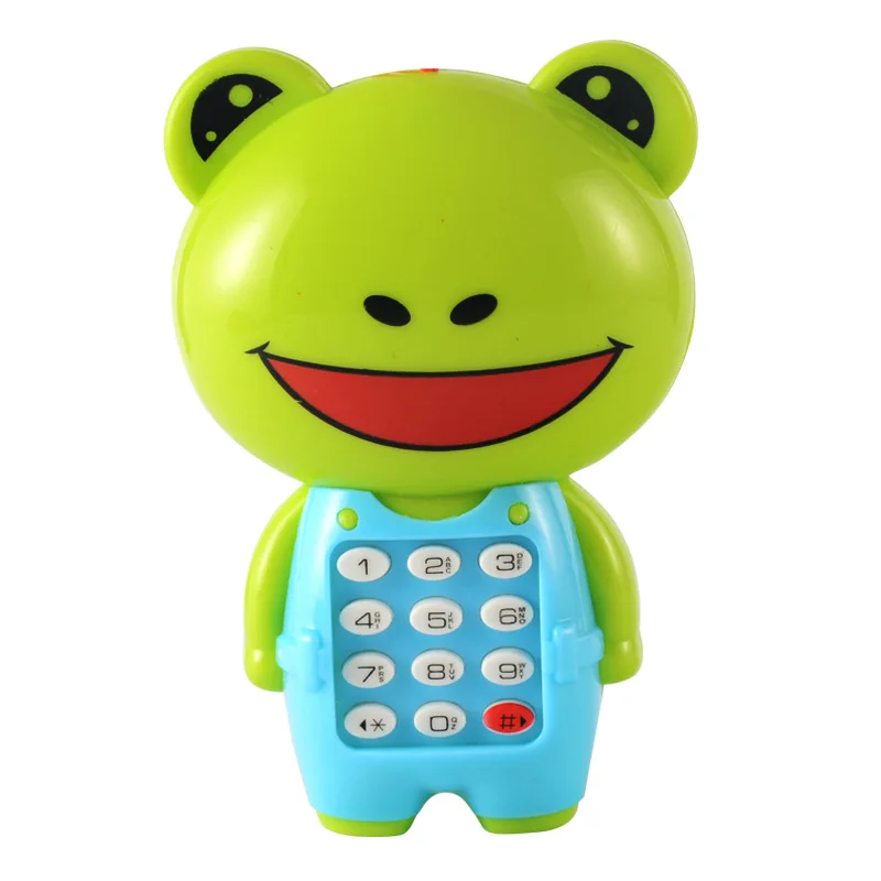 Electronic Toy Phone Musical Mini Cute Children Phone Toy Early Education Cartoon Mobile Phone Telephone Cellphone Baby Toys