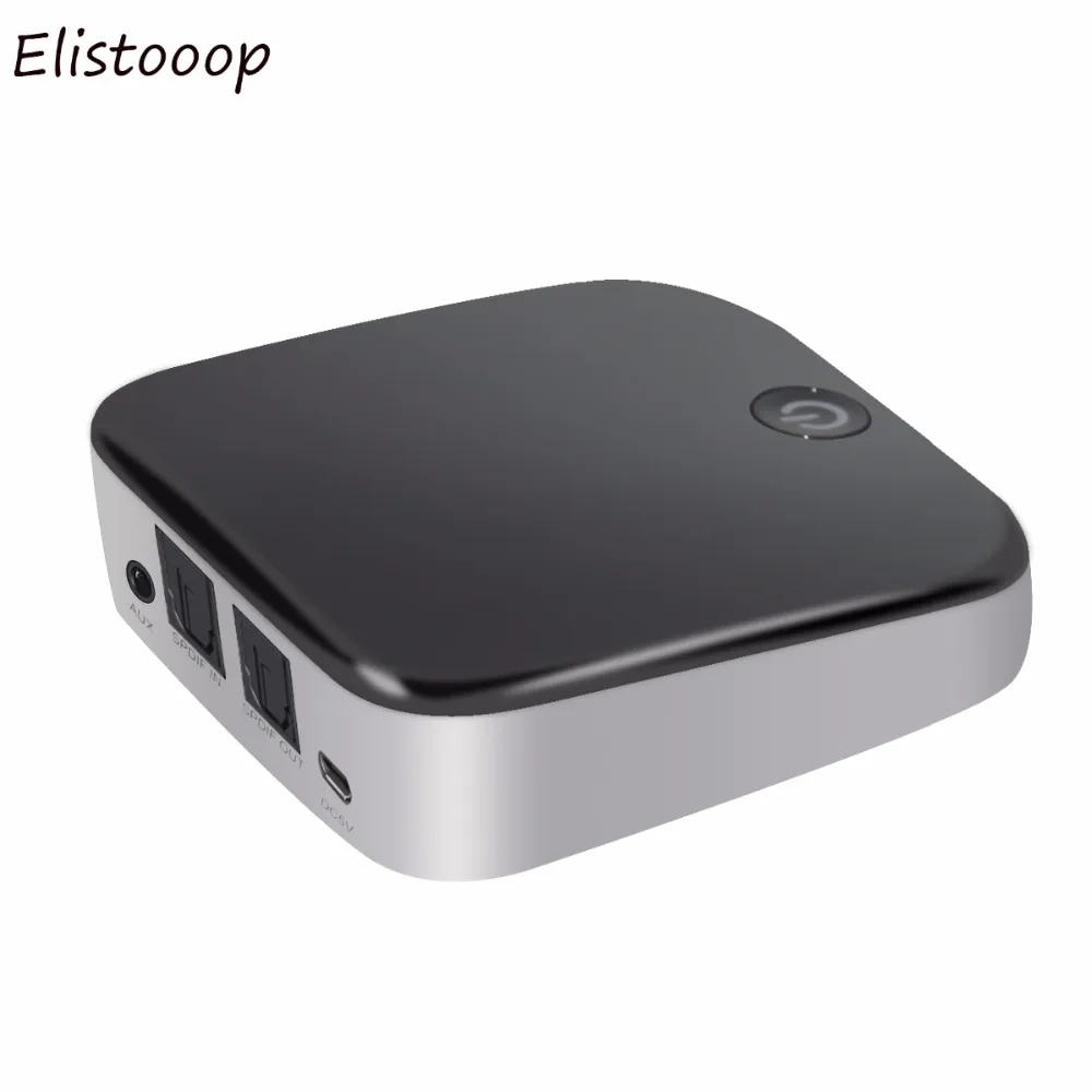 Bluetooth беспроводной передатчик приемник аудио адаптер оптический Toslink/SPDIF/3,5 мм стерео выход Поддержка SBC RX ACC