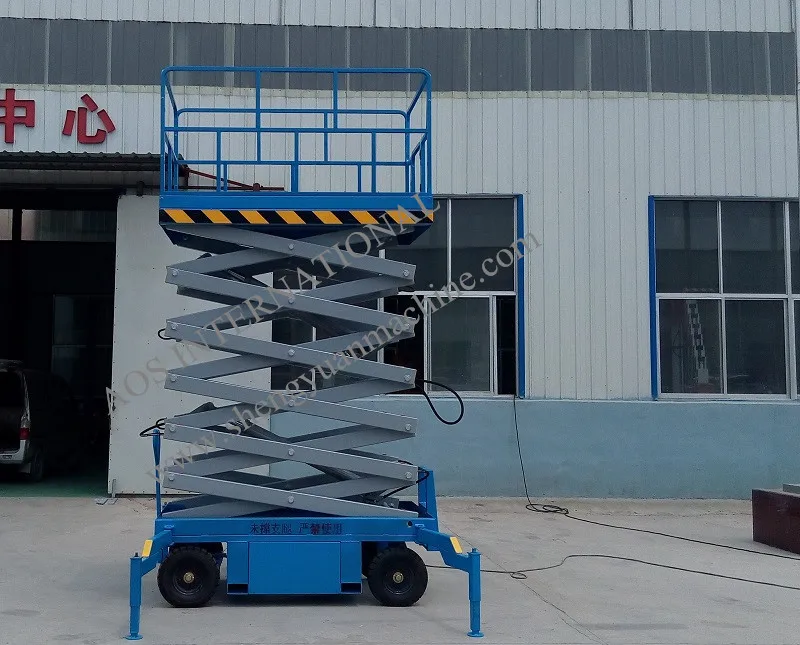 Мобильный гидравлический ножничный воздушный подъемник SJY0.3 10|lift|lift hydrauliclift scissor |
