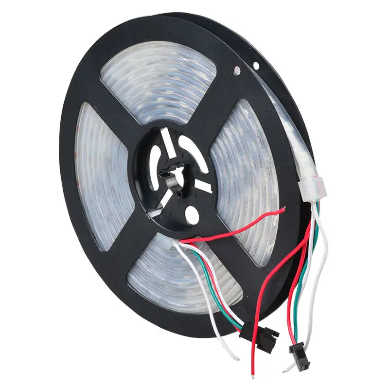 DC5V 60 Светодиодный s/М SK6812 RGB светодиодный полосы адресуемых 5050 SMD WS2812B гибкие