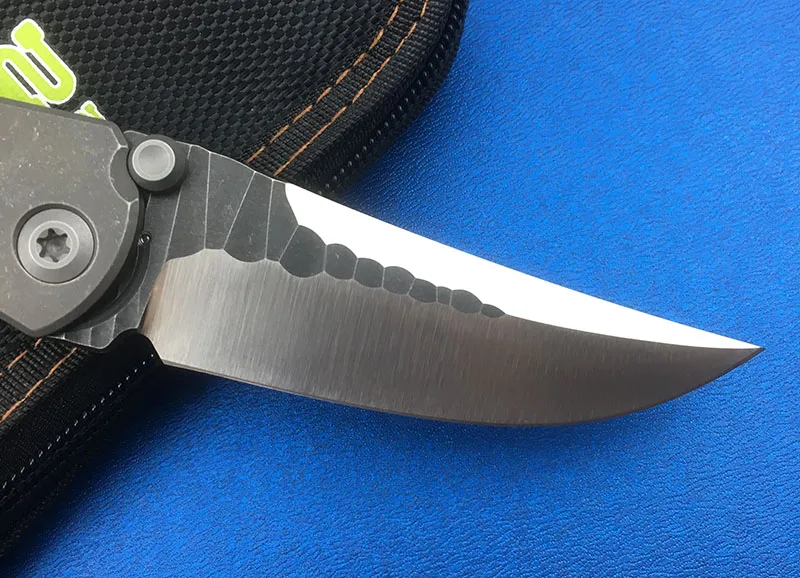 Green thorn SBSF M390 стальное лезвие Nudist TC4 титановая рукоятка карманный складной нож для