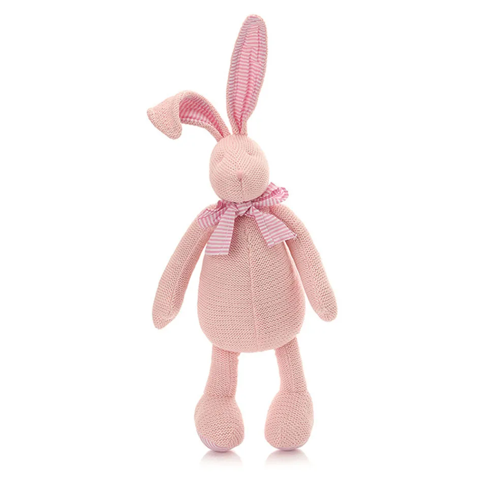 2018 Cute wool tie the Rabbit Doll Baby Soft Plush Toys For Children Bunny Sleeping Mate Stuffed &ampPlush Animal | Игрушки и хобби