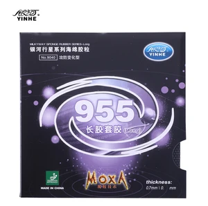 Длинные красные прыщи Galaxy  Milky Way  Yinhe 955, резина для настольного тенниса (пинг-понга) с губкой