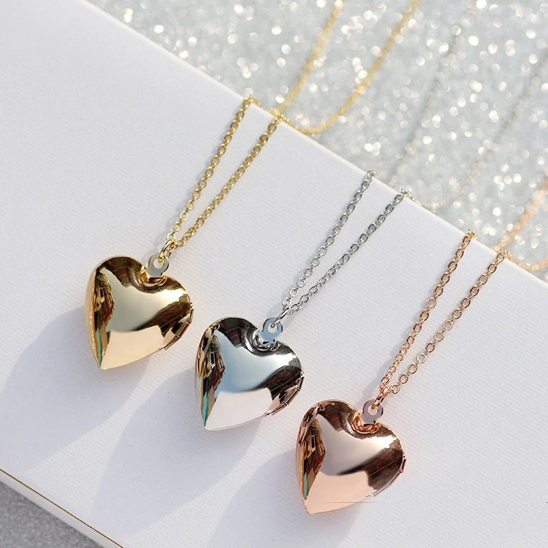 Кулон с гравировкой Love Charm CZ австрийский кристалл может открыть память фото