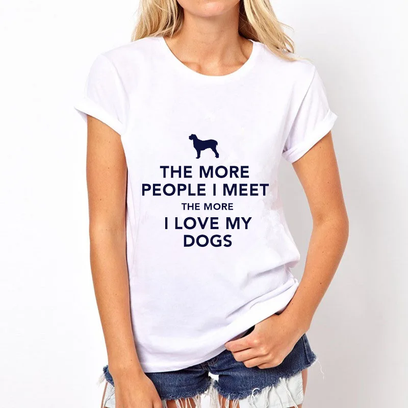 Новая мода Чем больше людей я встречусь тем мне нравится моя собака белые