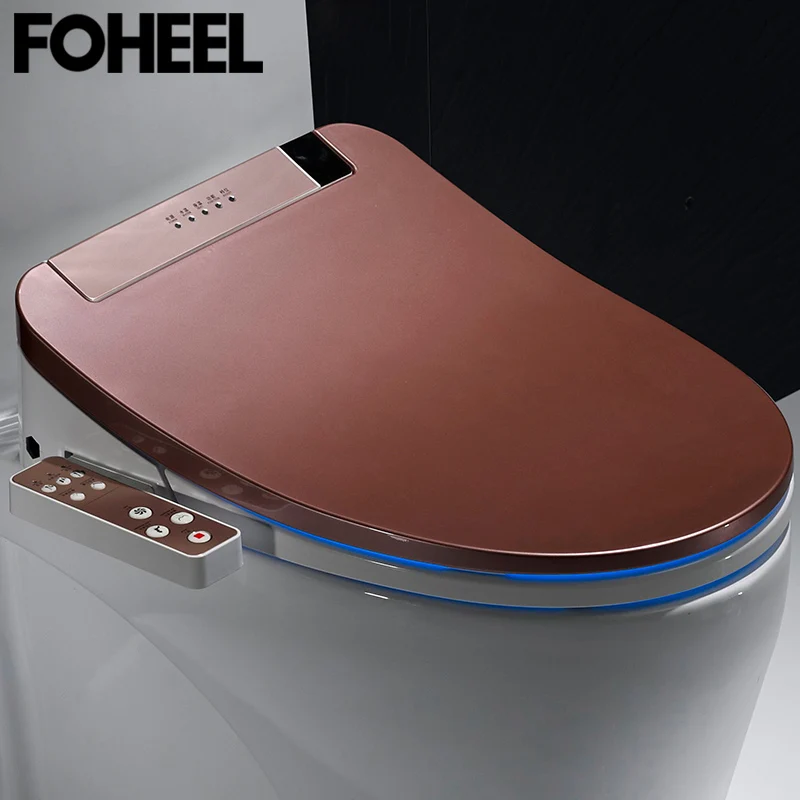 FOHEEL, высокое качество, умный чехол для унитаза, электронное биде, чистое сухое сиденье с подогревом, wc, умный светодиодный светильник, чехол для унитаза