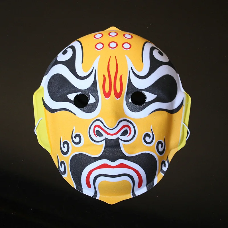 M086 10pcs Chinese Style Hand Paint Beijing Opera Facial Makeup Hetianlong Traditional Mask Home Decoration | Дом и сад