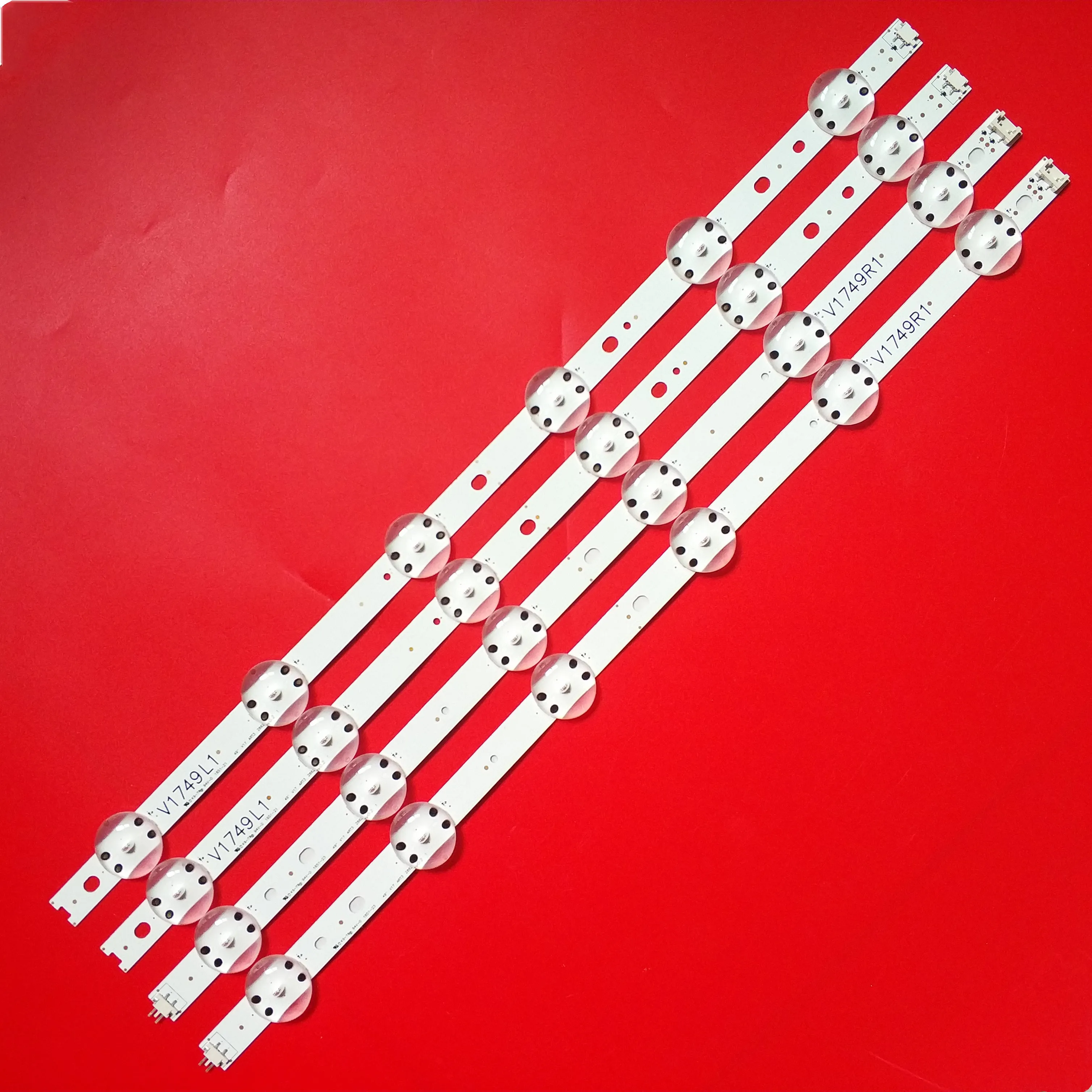Новый комплект 4 шт. Светодиодная лента для LG 49UV340C 49UJ6565 49UJ670V 49 V17 ART3 2862 2863 6916L-2862A