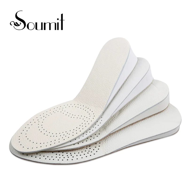 

Невидимые стельки для увеличения роста Soumit EVA, двойная стелька из коровьей кожи для мужчин, женщин, мужчин, подтяжка обуви, увеличивающие рос...