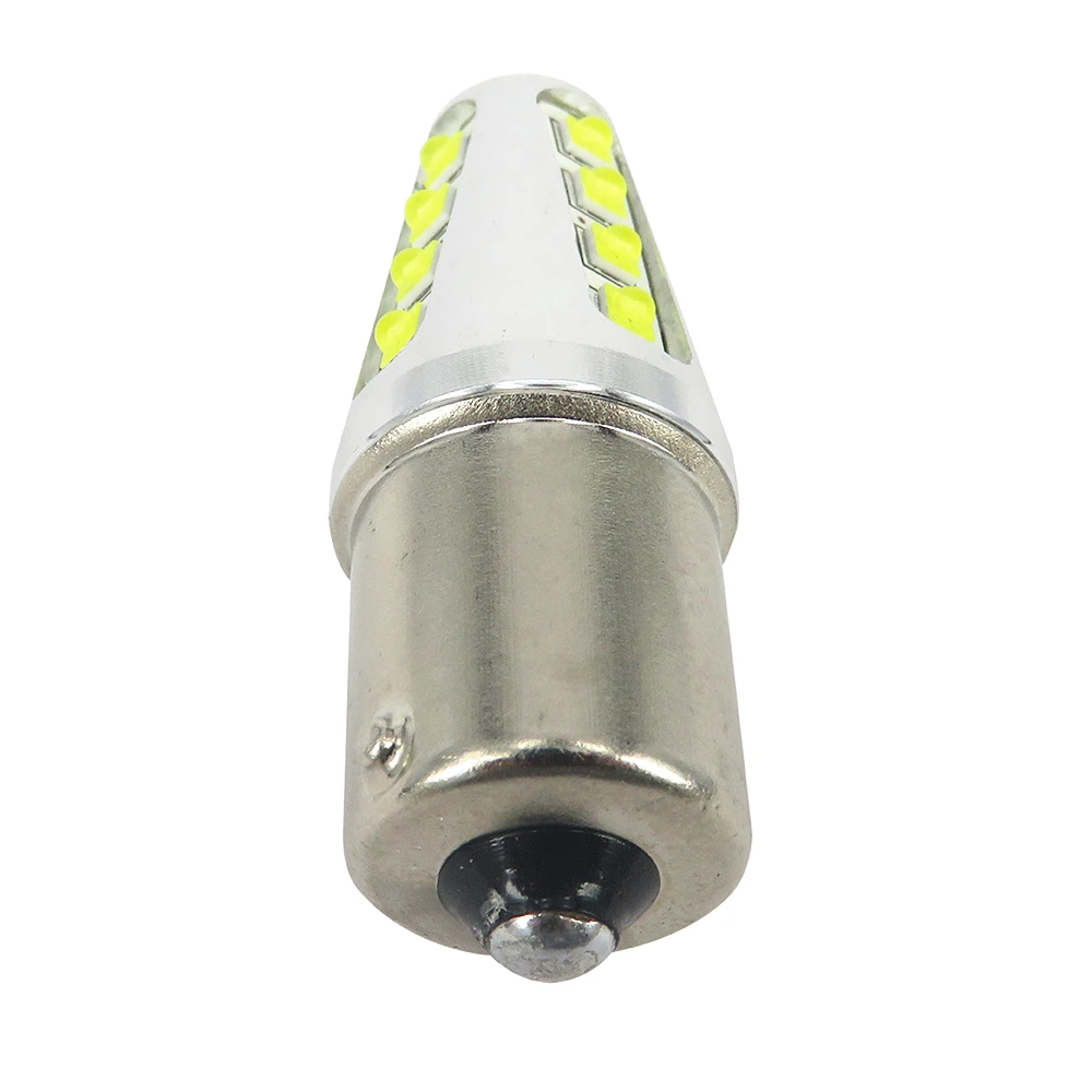 WLJH 2x1156 светодиодный BA15S P21W 1159 7506 Автомобильный светильник для грузовика прицепа