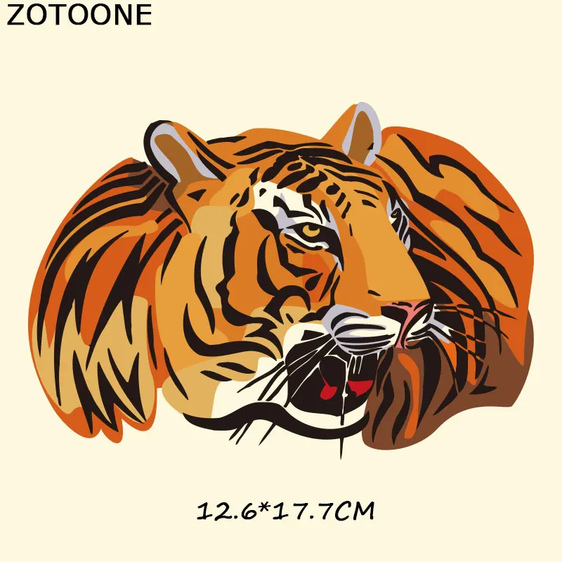 ZOTOONE персонализированные тиграми железные на пластырь Гладильные наклейки для