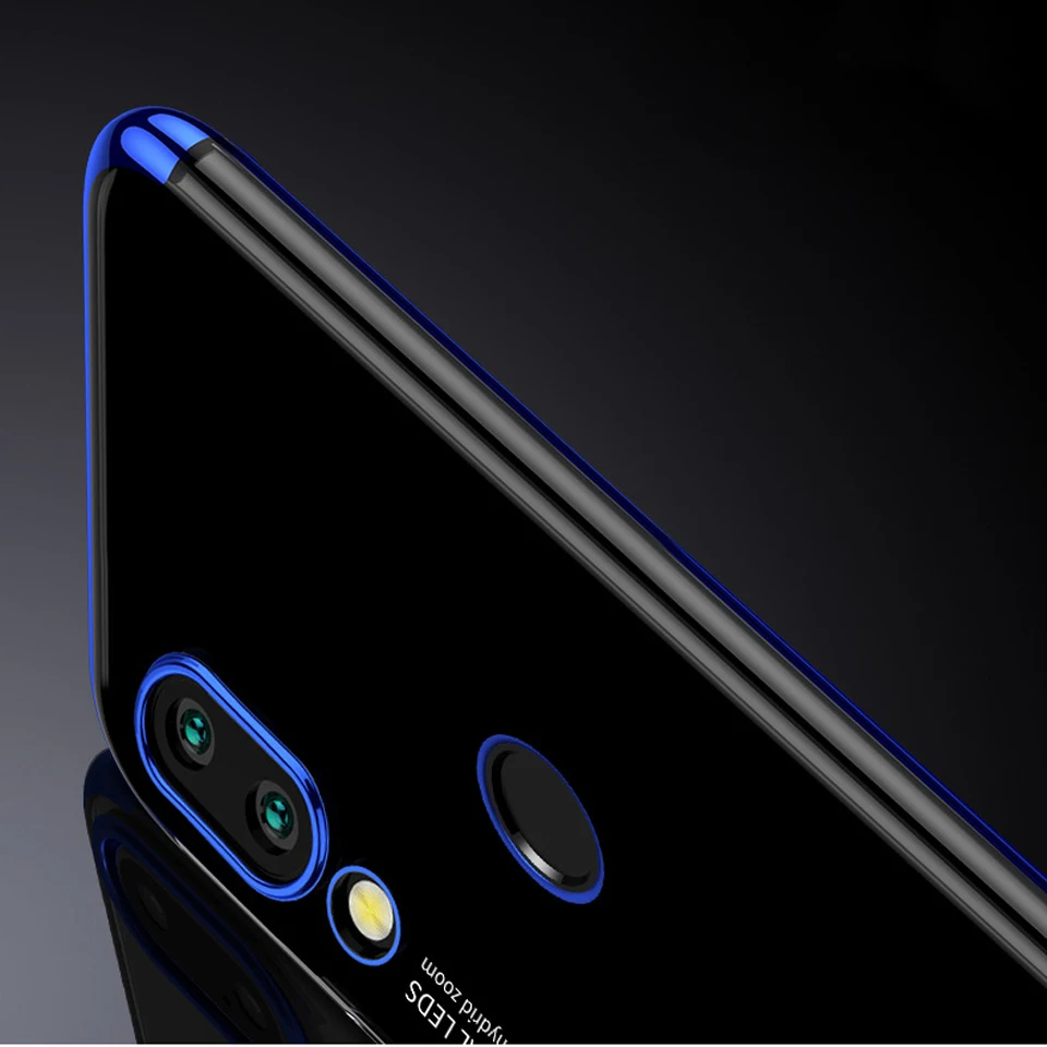 Рамка с блестками TPU чехол для Huawei P20 Pro Mate 20 10 P9 Lite 2017 P10 Honor 9 8X 7X Y6 Prime Y7 2018