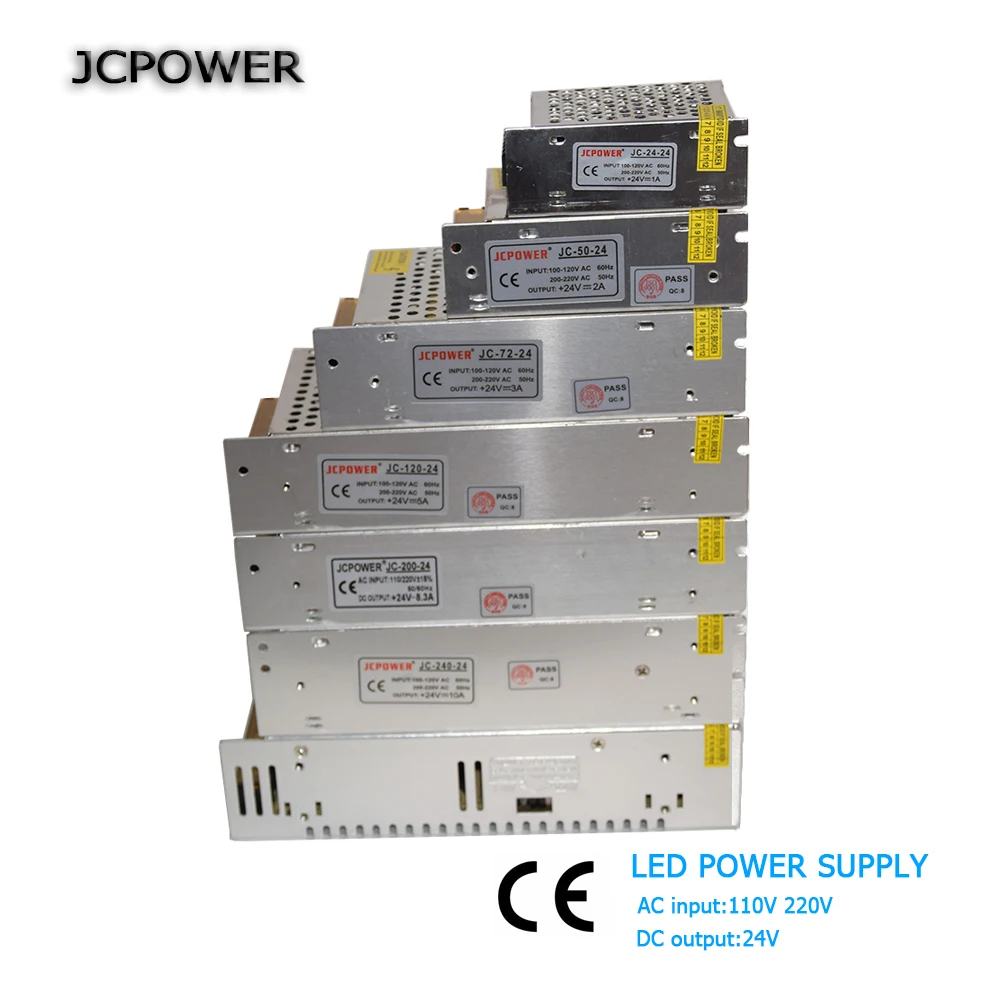 

FreeShipping 24V 60W 120W 150W 250W 360W Switching power supply 24v power supply 24v power supply led