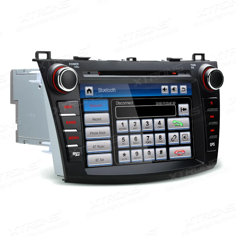 XTRONS 8 дюймов в головное устройство dash двойной din автомобильный DVD плеер GPS