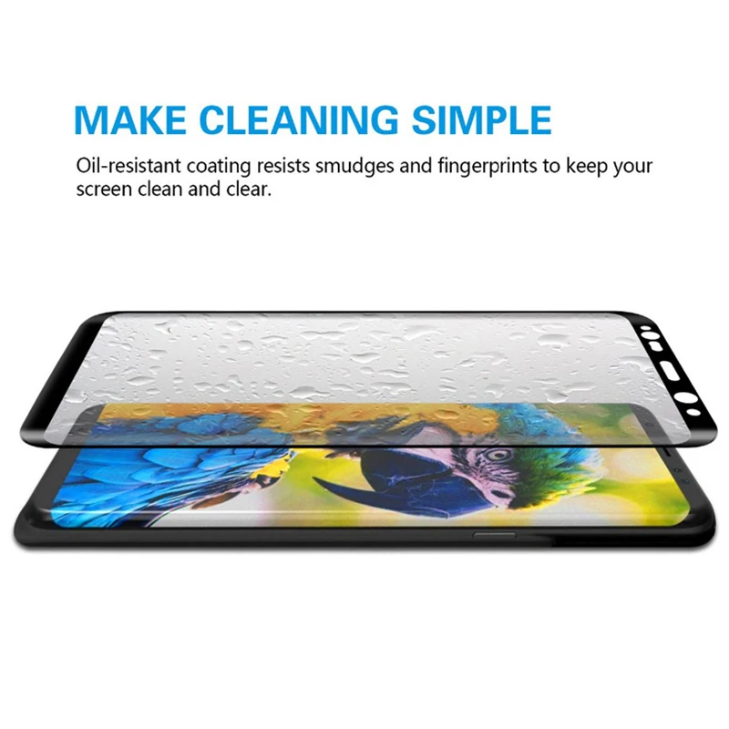 Защитный стеклянный чехол для Samsung Note 8 9 S9 S8 Plus S7 S6 Edge закаленное стекло защиты