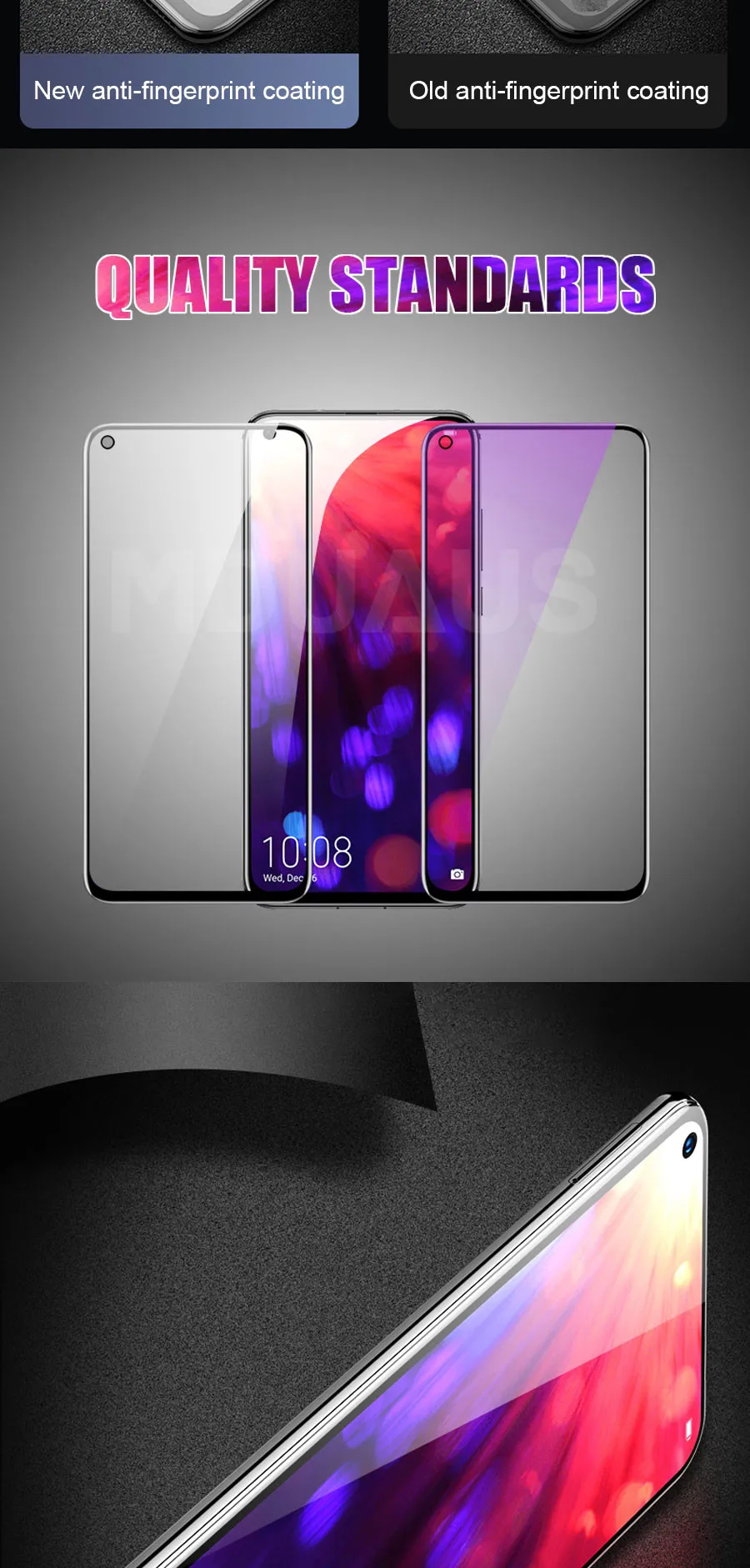 9D Защитное стекло для экрана huawei Honor 8X 8C 8A 9i 10i 20i V20 V10 V9 Play Note 10 Magic 2 закаленное защитное стекло пленка