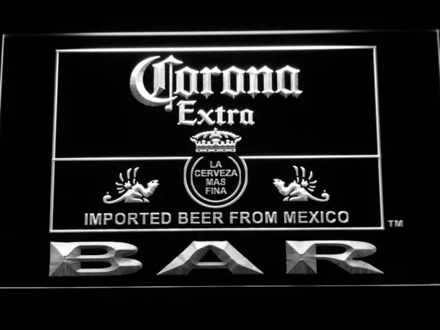 418 Corona Bar Beer Extra светодиодный неоновый знак с переключателем вкл/выкл 20 + цвета 5